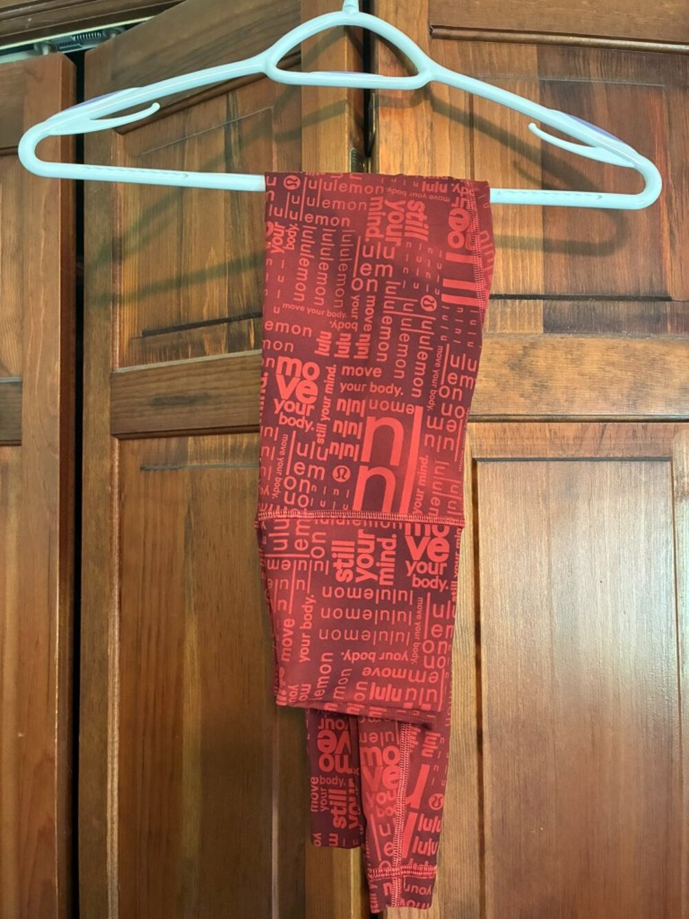 Lululemon Wunder Train High-Rise Countour Fit Size 0 Red Leggings